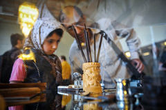 افتتاحیه نمایشگاه آثار و وسائل نوشتاری استادان خوشنویسی ایران